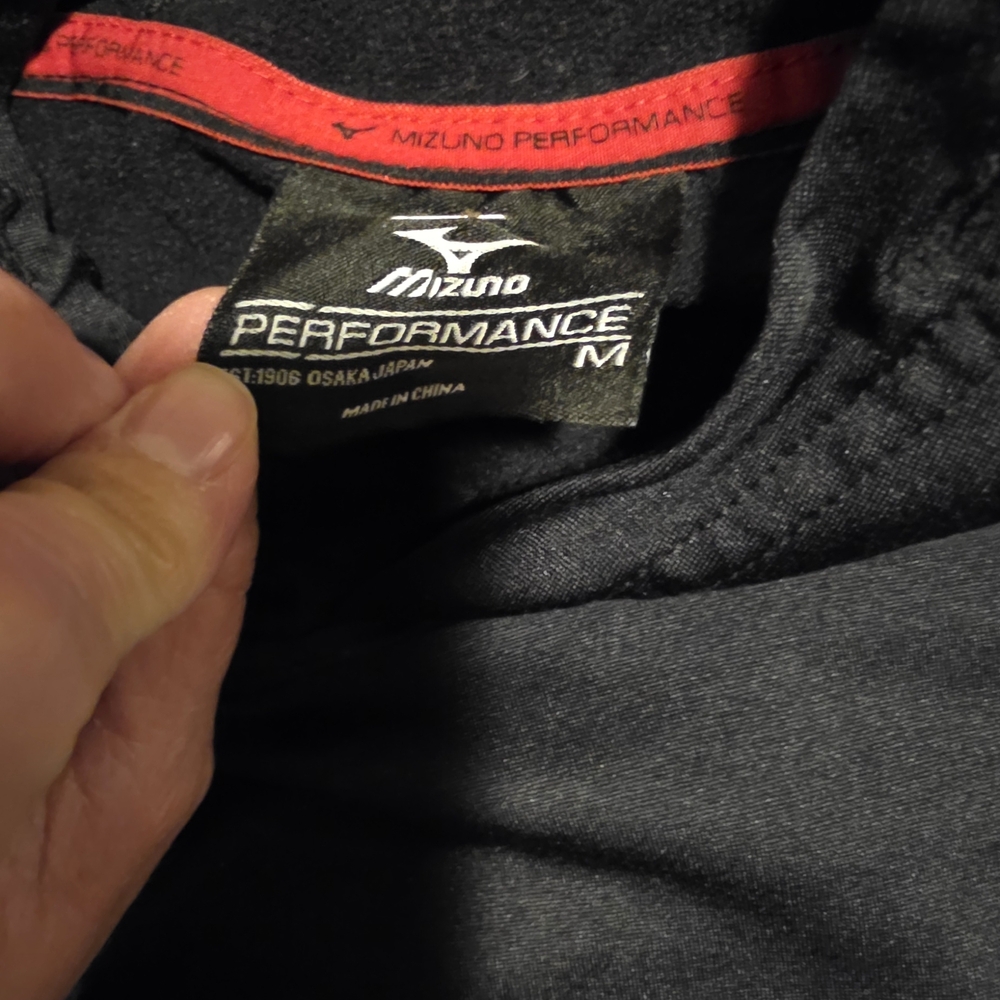 Mizuno Black Hoodie with Gold Logo - Picture 3 of 3
